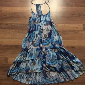 Free People High Low Ruffle Dress